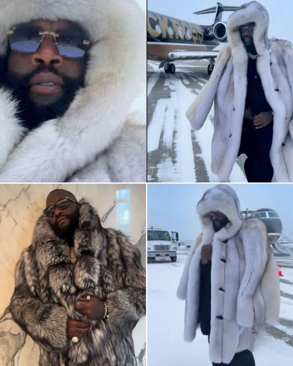 "Record Snowfall" Rick Ross Channels His Inner "Empire Strikes Back" After Touching Down in Michigan! ⛄️